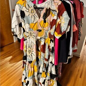 Conditions Apply Floral Maxi Dress- purchased at Anthropology.